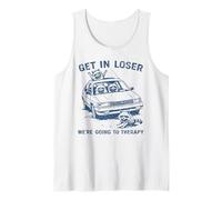 Drôle de Raton Laveur Get in Loser We're Going to Therapy Sarcastique Débardeur