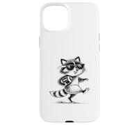 Drôle de Raton Laveur Jouant au Football avec des Lunettes Coque pour iPhone 15 Plus