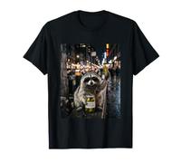 Drôle de Raton Laveur Mangeant des cornichons Meme Hommes Femmes T-Shirt