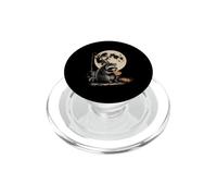 Drôle de Raton Laveur Mangeant des Pizzas Magic Moon Animal Meme PopSockets PopGrip pour MagSafe