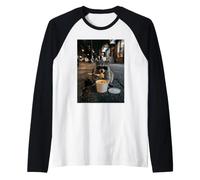 Drôle de Raton Laveur Meme Mangeant des Macaronis et du Fromage Hommes Femmes Manche Raglan