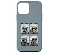 Drôle de Raton Laveur Photobooth Retro Film Strip Lunettes de Soleil Meme Coque pour iPhone 12 Mini