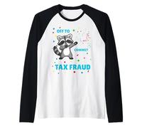 Drôle de Raton Laveur pour commettre des blagues de fraude fiscale pour Les comptables Manche Raglan