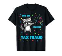 Drôle de Raton Laveur pour commettre des blagues de fraude fiscale pour Les comptables T-Shirt