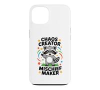 Drôle de Raton Laveur pour Enfants Get Into Mischief Enfants Garçons Fille Coque pour iPhone 13