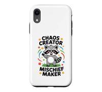 Drôle de Raton Laveur pour Enfants Get Into Mischief Enfants Garçons Fille Coque pour iPhone XR