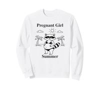 Drôle de Raton Laveur pour Fille Enceinte Sweatshirt