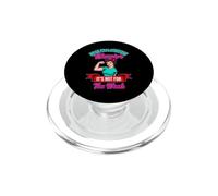 Drôle de Remplacement du Genou de Guerrier Disant Pas pour Les Faibles PopSockets PopGrip pour MagSafe