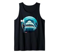 Drôle de requin mégalodon Débardeur