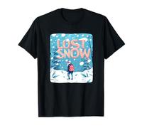 Drôle de Saison d'hiver avec Tenue Lost in Snow Speech T-Shirt