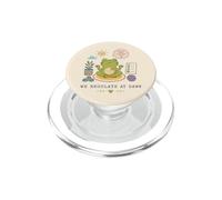 Drôle de santé mentale Grenouille méditation anxiété Soutien PopSockets PopGrip pour MagSafe