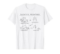 Drôle de Science Chat Cool méthode Scientifique Art mathématiques Professeur T-Shirt
