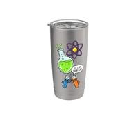 Drôle de science, chimie, jeu de mots, professeur scientifique, cadeau Gobelet isotherme en acier inoxydable double paroi