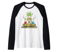 Drôle de Science, Chimie, Jeu de Mots, Professeur Scientifique, Cadeau Manche Raglan