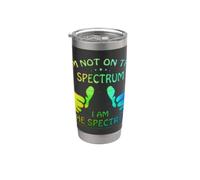 Drôle de sensibilisation à l'autisme : Je suis le spectre Gobelet isotherme en acier inoxydable double paroi