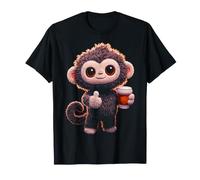 Drôle de Singe à Boire du café T-Shirt