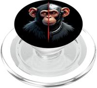 Drôle de Singe Robot Technologie Cyborg AI Robotic Monkey AI PopSockets PopGrip pour MagSafe