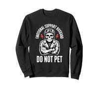 Drôle de Soutien émotionnel : Le Mari n'aime Pas Les Animaux Sweatshirt