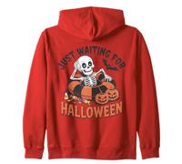 Drôle de Squelette Effrayant Summerween Attendant Halloween Sweat à Capuche
