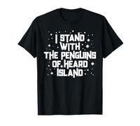 Drôle de stand avec les pingouins de l'île Heard Mème T-Shirt
