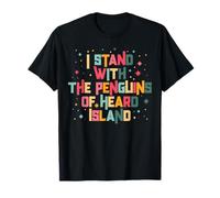 Drôle de stand avec les pingouins de l'île Heard Mème T-Shirt