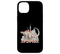 Drôle de stégosaure dinosaure kaiju monstre japonais Coque pour iPhone 14 Plus