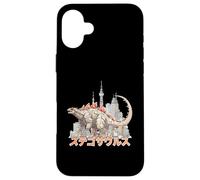 Drôle de stégosaure dinosaure kaiju monstre japonais Coque pour iPhone 16 Plus