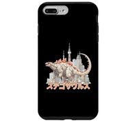 Drôle de stégosaure dinosaure kaiju monstre japonais Coque pour iPhone 7 Plus/8 Plus