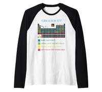 Drôle de Tableau périodique Science Can I Lick It Chemistry Manche Raglan