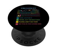Drôle de Tableau périodique Science Can I Lick It Chemistry PopSockets PopGrip Adhésif