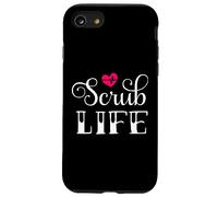 Drôle de Tatouage Style Gommage Vie pour infirmières Travailleurs de première Ligne Coque pour iPhone SE (2020) / 7/8