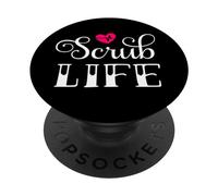 Drôle de Tatouage Style Gommage Vie pour infirmières Travailleurs de première Ligne PopSockets PopGrip Adhésif