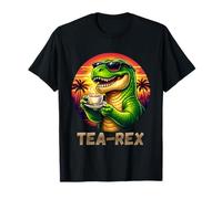 Drôle de thé Rex Dinosaure Boire Thé Cool Dino Jeu de Mots T-Shirt