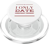 Drôle de théoricien du Complot Humour Disant Petit ami Petite Amie PopSockets PopGrip pour MagSafe