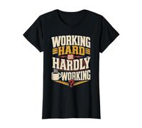 Drôle de Travail Ouvrier Constructeur commerçant secrétaire Usine T-Shirt Graphique avec Valeur