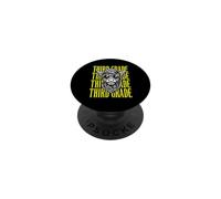 Drôle de troisième année Professeur Mignon Vache rentrée Scolaire étudiant PopSockets PopGrip Adhésif