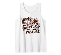 Drôle de Vache Amant Antisocial Ferme Humour Grincheux Fermier Débardeur