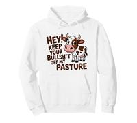 Drôle de Vache Amant Antisocial Ferme Humour Grincheux Fermier Sweat à Capuche