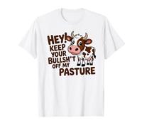 Drôle de Vache Amant Antisocial Ferme Humour Grincheux Fermier T-Shirt