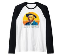 Drôle de Vincent Van Gogh, Let's Gogh, Humour de Jeu de Mots drôle Manche Raglan