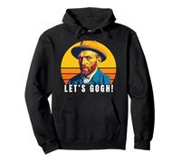 Drôle de Vincent Van Gogh, Let's Gogh, Humour de Jeu de Mots drôle Sweat à Capuche