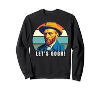 Drôle de Vincent Van Gogh, Let's Gogh, Humour de Jeu de Mots drôle Sweatshirt