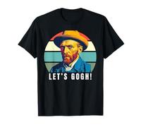 Drôle de Vincent Van Gogh, Let's Gogh, Humour de Jeu de Mots drôle T-Shirt