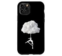 Drôle de Yoga aérien, Fly High Cloud, Soies aériennes Cirque Cadeaux Coque pour iPhone 11 Pro