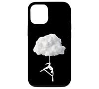 Drôle de Yoga aérien, Fly High Cloud, Soies aériennes Cirque Cadeaux Coque pour iPhone 12/12 Pro
