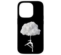Drôle de Yoga aérien, Fly High Cloud, Soies aériennes Cirque Cadeaux Coque pour iPhone 14 Pro