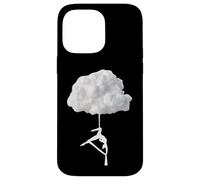 Drôle de Yoga aérien, Fly High Cloud, Soies aériennes Cirque Cadeaux Coque pour iPhone 14 Pro Max
