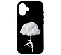 Drôle de Yoga aérien, Fly High Cloud, Soies aériennes Cirque Cadeaux Coque pour iPhone 16