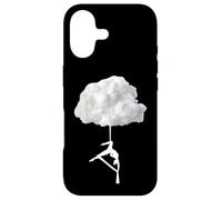 Drôle de Yoga aérien, Fly High Cloud, Soies aériennes Cirque Cadeaux Coque pour iPhone 17