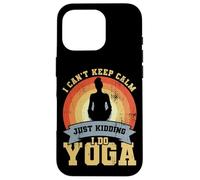 Drôle de Yoga Blague Cours de Yoga Coque pour iPhone 16 Pro